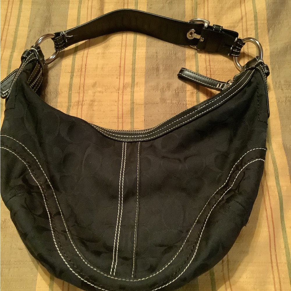 Coach Black Hobo Bag